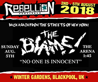 The Blame - Rebellion Festival, Blackpool 5.8.18
